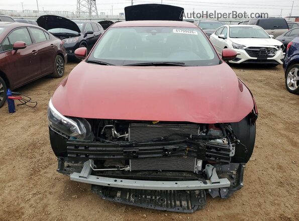 3N1AB8CV8SY205582 2025 NISSAN SENTRA Red Vista frontal
