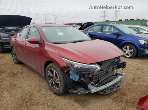 3N1AB8CV8SY205582 2025 NISSAN SENTRA Red Delantero derecho