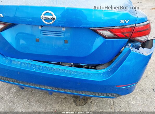 3N1AB8CV9MY238335 2021 NISSAN SENTRA Синий Вид спереди