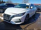 2021 Nissan Sentra Sv Xtronic Cvt Белый vin: 3N1AB8CV9MY256947