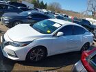 2021 Nissan Sentra Sv Xtronic Cvt Белый vin: 3N1AB8CV9MY256947