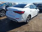 2021 Nissan Sentra Sv Xtronic Cvt Белый vin: 3N1AB8CV9MY256947