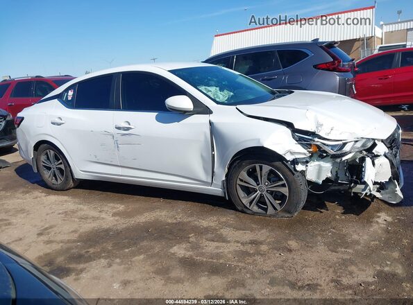 3N1AB8CV9MY256947 2021 NISSAN SENTRA Белый Панорамный вид салона 360°