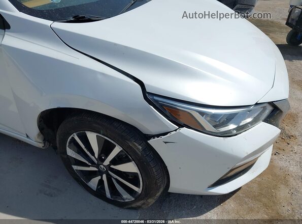 3N1AB8CV9MY302129 2021 NISSAN SENTRA White წინა ხედი