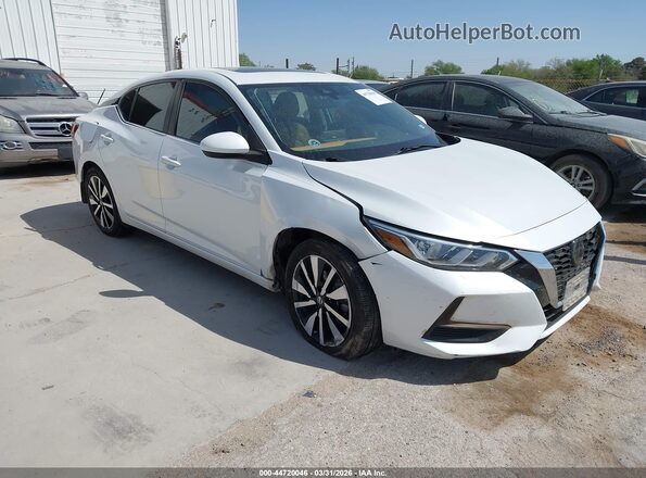 3N1AB8CV9MY302129 2021 NISSAN SENTRA White წინა მარჯვენა