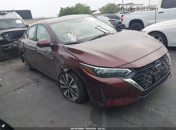 3N1AB8CV9SY416581 2025 NISSAN SENTRA Red Przód prawy