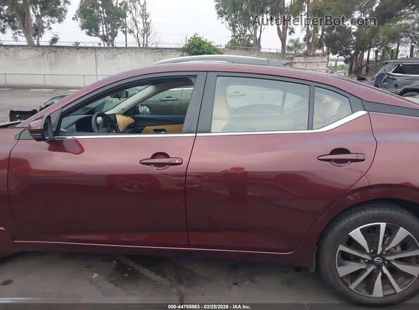 3N1AB8CV9SY416581 2025 NISSAN SENTRA Red Widok wnętrza 360 stopni