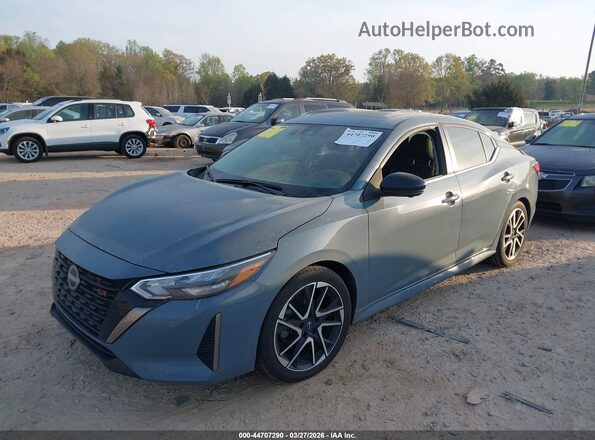 3N1AB8DV6RY329925 2024 NISSAN SENTRA Gray Առջևի ձախ երեք քառորդ տեսարան