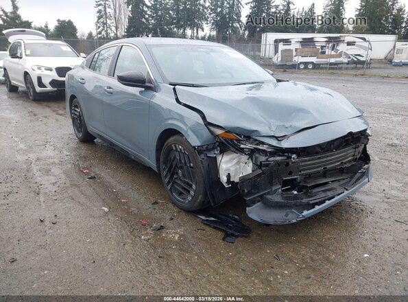 3N1AB9DV2TY204725 2026 NISSAN SENTRA Синий Передняя правая четверть