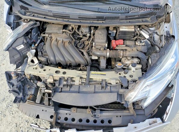 3N1CE2CP0GL398295 2016 NISSAN VERSA Silver Вид задньої частини салону