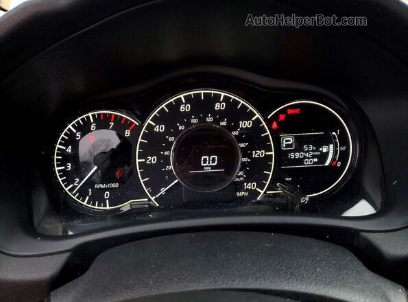 3N1CE2CP0GL398295 2016 NISSAN VERSA Silver Вид щитка приладів