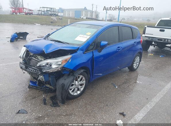 3N1CE2CP2HL376042 2017 NISSAN VERSA NOTE Синий Передняя левая четверть