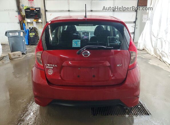 3N1CE2CP5HL381896 2017 NISSAN VERSA Темно-бордовый Вид сзади