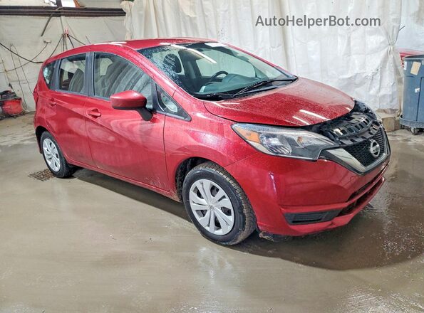 3N1CE2CP5HL381896 2017 NISSAN VERSA Темно-бордовый Передняя правая четверть