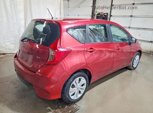 3N1CE2CP5HL381896 2017 NISSAN VERSA Темно-бордовый Задняя правая четверть
