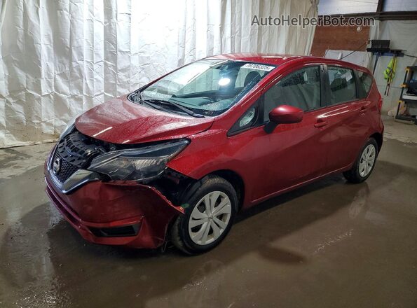 3N1CE2CP5HL381896 2017 NISSAN VERSA Темно-бордовый Передняя левая четверть