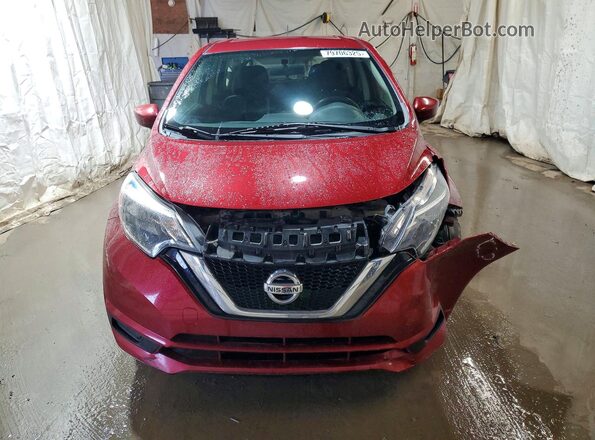 3N1CE2CP5HL381896 2017 NISSAN VERSA Темно-бордовый Вид спереди