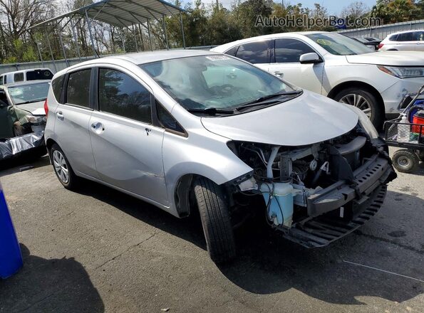3N1CE2CP6HL372799 2017 NISSAN VERSA Серебряный Передняя правая четверть