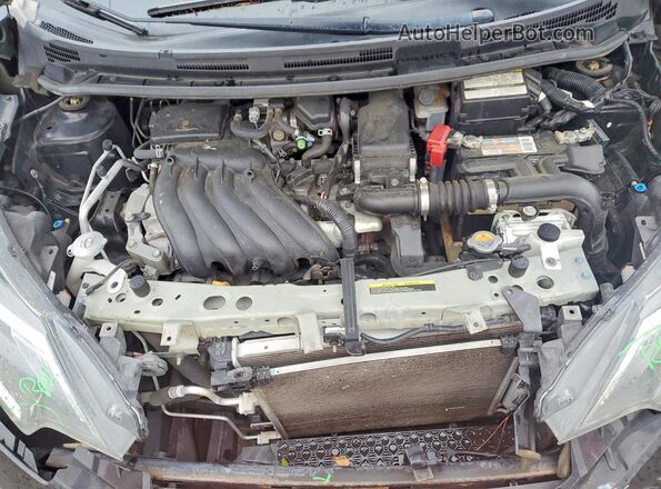 3N1CE2CP6KL361034 2019 NISSAN VERSA Black Widok wnętrza z tyłu