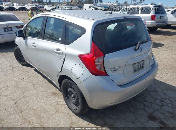 3N1CE2CP7GL358361 2016 NISSAN VERSA NOTE Silver Trasero izquierdo