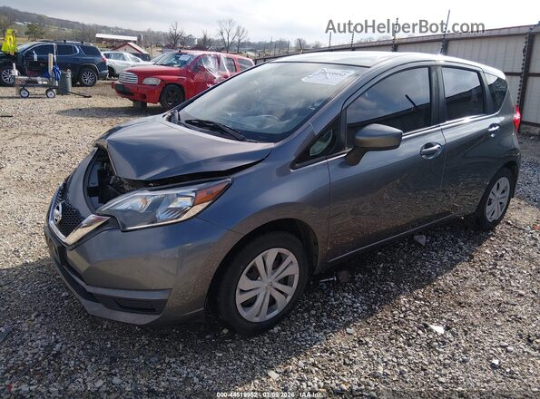 3N1CE2CP7JL361347 2018 NISSAN VERSA NOTE Серый Передняя левая четверть