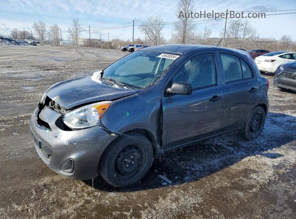 3N1CK3CPXKL234513 2019 NISSAN MICRA Серый Передняя левая четверть