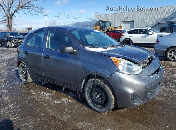 3N1CK3CPXKL234513 2019 NISSAN MICRA Серый Передняя правая четверть