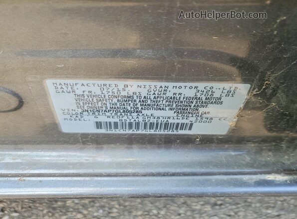 3N1CN7AP7GL805285 2016 NISSAN VERSA Серый Вид подкапотного пространства