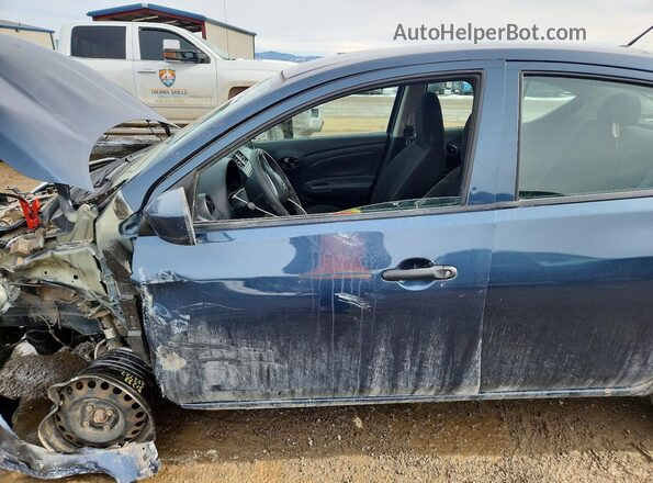 3N1CN7AP8GL897796 2016 NISSAN VERSA Синий Вид салона спереди