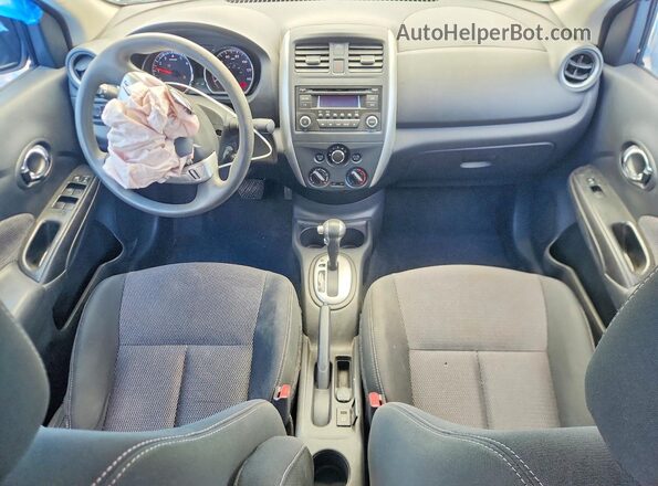 3N1CN7APXGL876500 2016 NISSAN VERSA Silver Вид панелі приладів