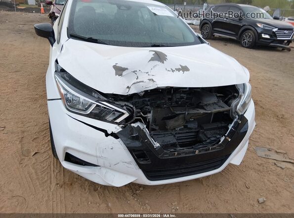 3N1CN8DV6ML891877 2021 NISSAN VERSA Белый Вид спереди