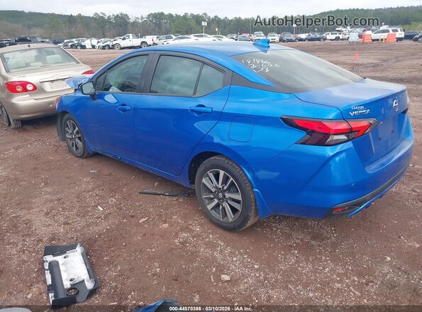 3N1CN8EV4ML836990 2021 NISSAN VERSA Синий Задняя левая четверть