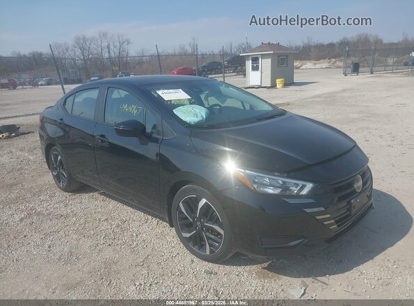 3N1CN8FVXPL848743 2023 NISSAN VERSA Черный Передняя правая четверть