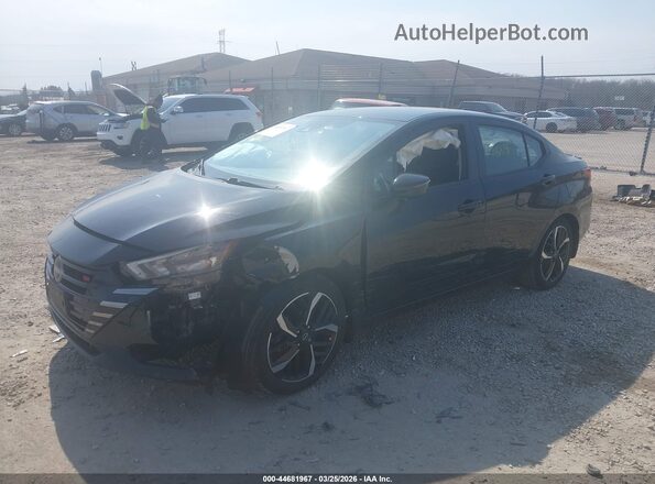 3N1CN8FVXPL848743 2023 NISSAN VERSA Черный Передняя левая четверть