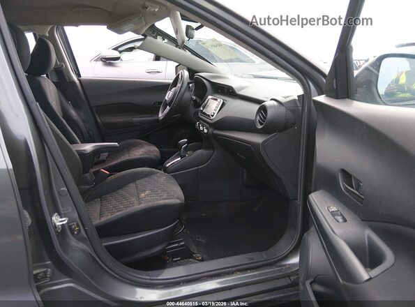 3N1CP5BV0ML513484 2021 NISSAN KICKS Gray Вид салону спереду