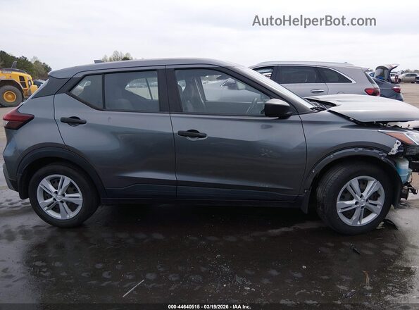 3N1CP5BV0ML513484 2021 NISSAN KICKS Gray Вид задньої частини салону