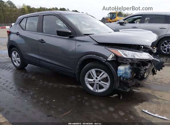 3N1CP5BV0ML513484 2021 NISSAN KICKS Gray Передня права чверть