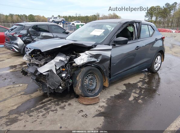 3N1CP5BV0ML513484 2021 NISSAN KICKS Gray Передня ліва чверть
