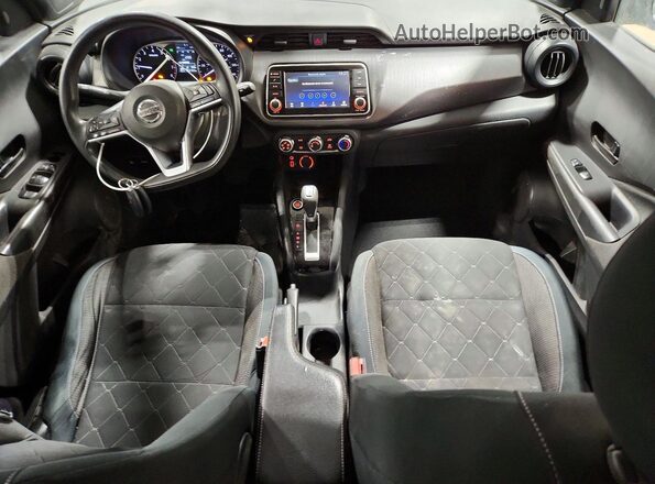 3N1CP5BV2LL523237 2020 NISSAN KICKS White Առջևի վահանակի տեսք