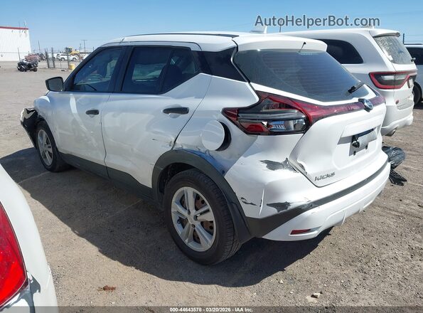 3N1CP5BV2ML555347 2021 NISSAN KICKS Белый Задняя левая четверть