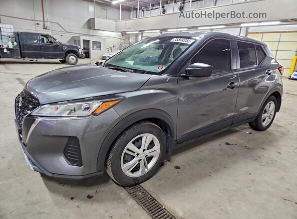 3N1CP5BV3RL494761 2024 NISSAN KICKS Серый Передняя левая четверть