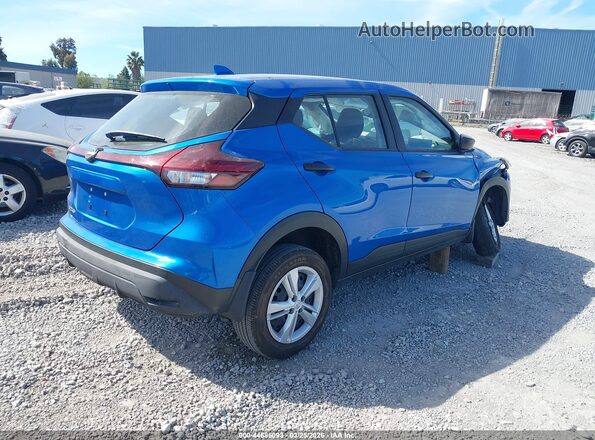 3N1CP5BV4RL573906 2024 NISSAN KICKS Синий Задняя правая четверть