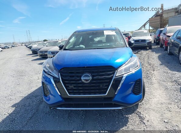 3N1CP5BV4RL573906 2024 NISSAN KICKS Синий Вид щитка приборов