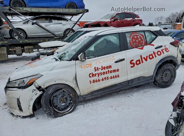 3N1CP5BV8RL564805 2024 NISSAN KICKS Белый Передняя левая четверть