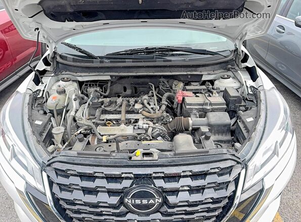 3N1CP5BVXNL493553 2022 NISSAN KICKS White Вид салону спереду