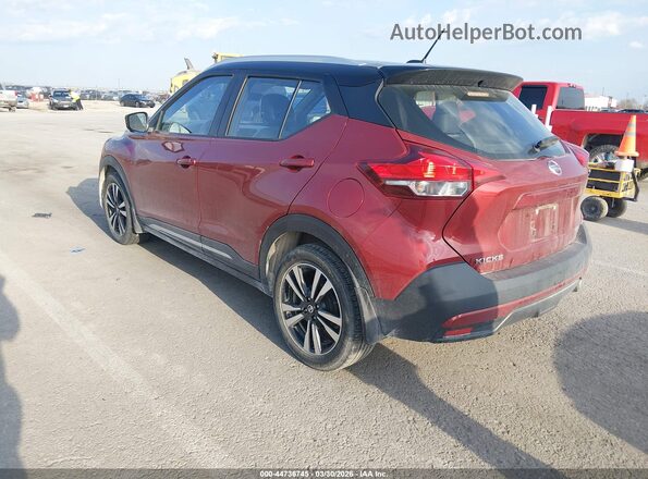 3N1CP5CU0KL498956 2019 NISSAN KICKS Burgundy Tył lewy