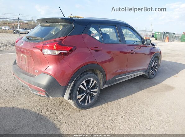 3N1CP5CU0KL498956 2019 NISSAN KICKS Burgundy Tył prawy