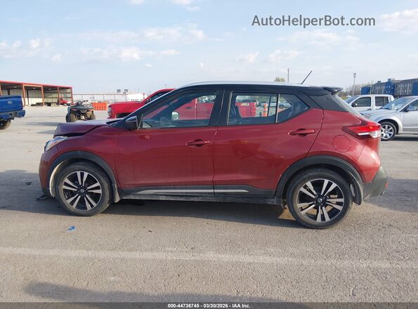 3N1CP5CU0KL498956 2019 NISSAN KICKS Burgundy Widok wnętrza z tyłu