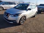 2019 Nissan Kicks Sr Silver vin: 3N1CP5CU1KL471135