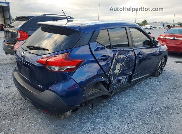 3N1CP5CU1KL495984 2019 NISSAN KICKS Синий Задняя правая четверть